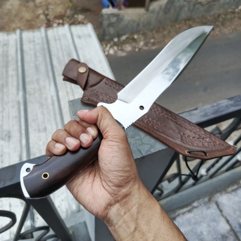 viral (COD) Bowie Besar Fulltang Tebas Carbon Steel