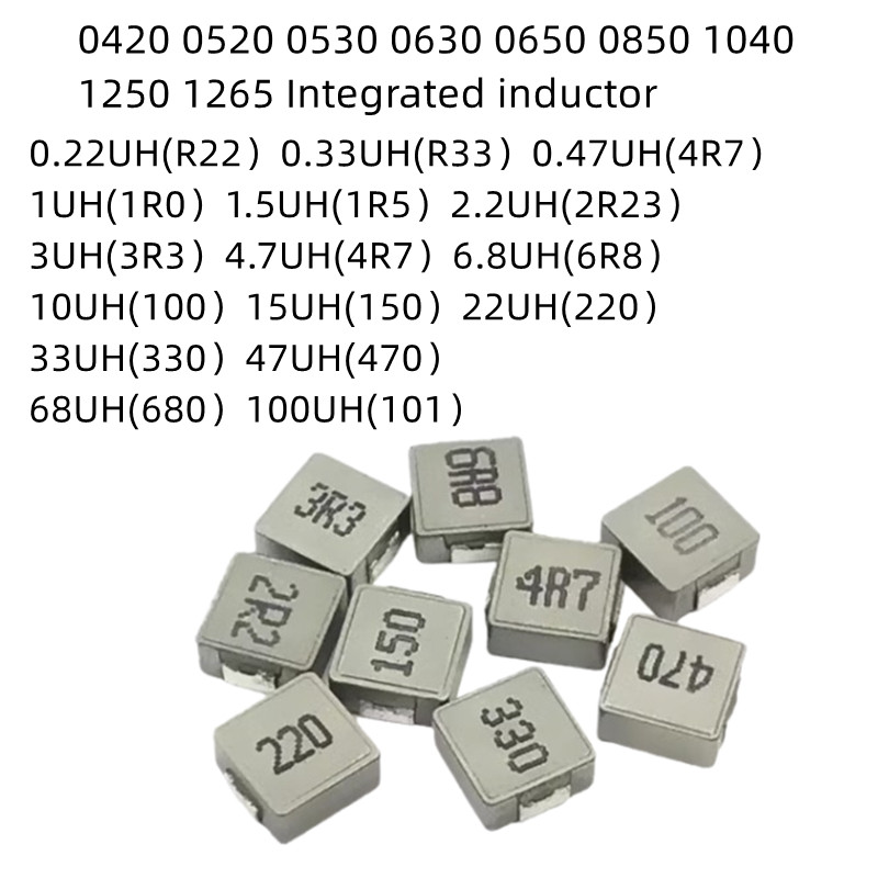 BEST SELLER 100PCS Integrated inductor 0420 1UH(1R0) 1.5UH(1R5) 2.2UH(2R2) 3.3UH(3R3) 4.7UH(4R7) 6.8