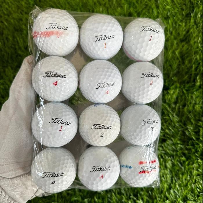 Bingah Product Bola Golf Bekas Mixed Grade C Paket 1 Lusin [12pcs] Quality