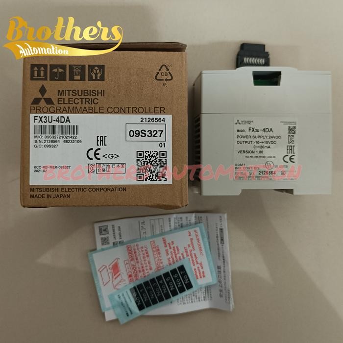 PLC FX3U-4DA MITSUBISHI
