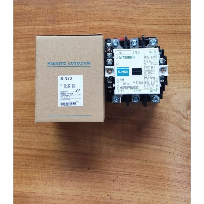 KONTAKTOR MITSUBISHI S-N80 SN80 SN-80 CONTACTOR MITSUBISHI SN 80 MISTUBISI