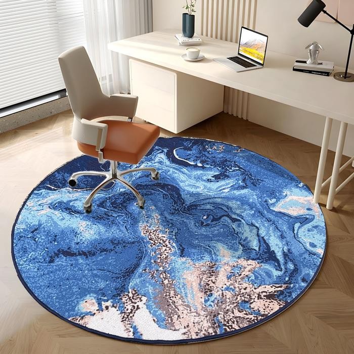 Karpet Bulat Minimalis Anti Slip Diameter 150cm Karpet Lingkaran