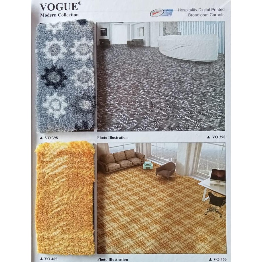 Karpet Vogue/ Karpet Motif Tebal / Karpet Ballroom Hotel Meteran Roll