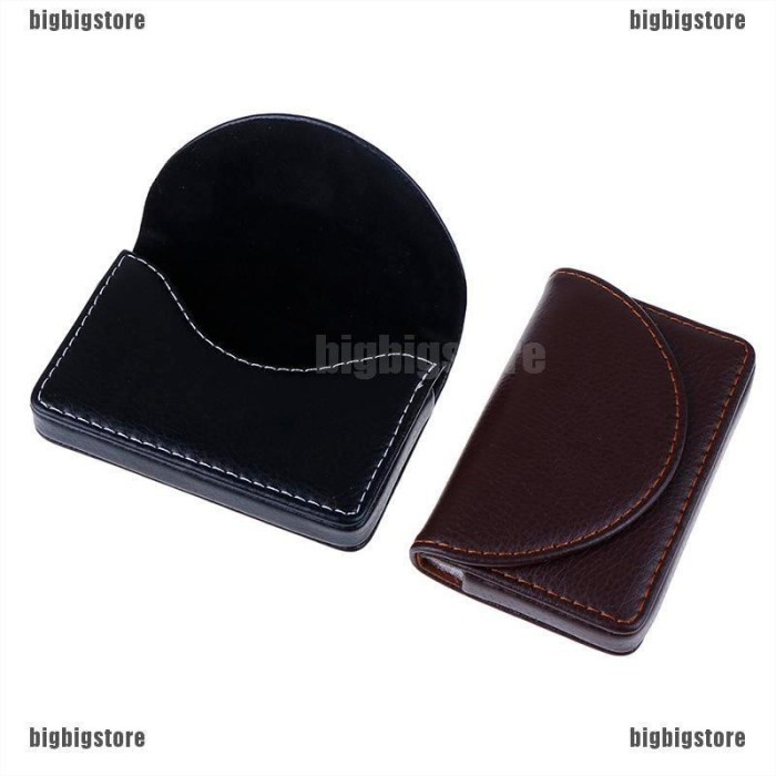 

Pocket Leather Name Business Card ID Card Credit Card Holder Case