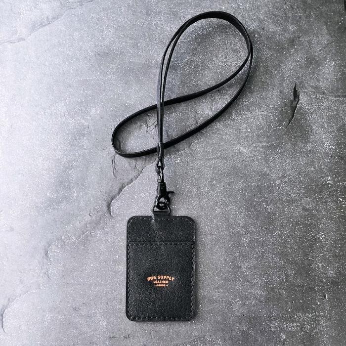 

BDS Marshal Copper - Full leather Lanyard ID card Holder