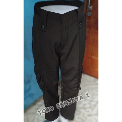 Vall CELANA PDL COKLAT SATPAM BARU BAHAN TWIST HALUS