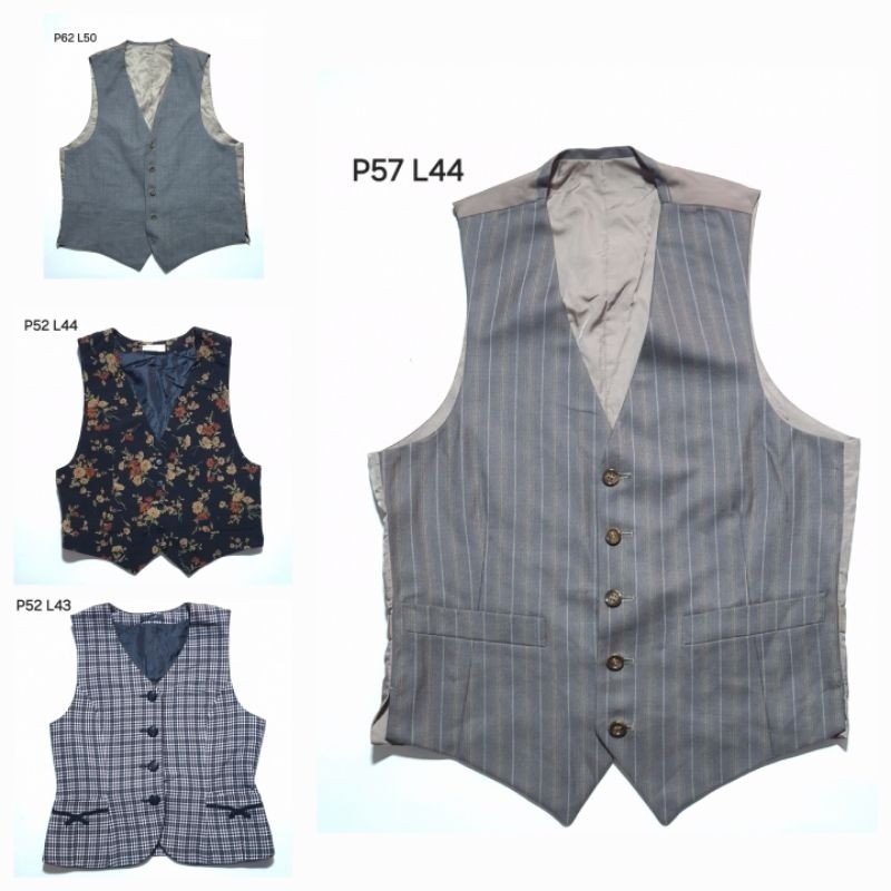 Vall Rompi Preloved Formal Murah / Vest Second Jas Dewasa02