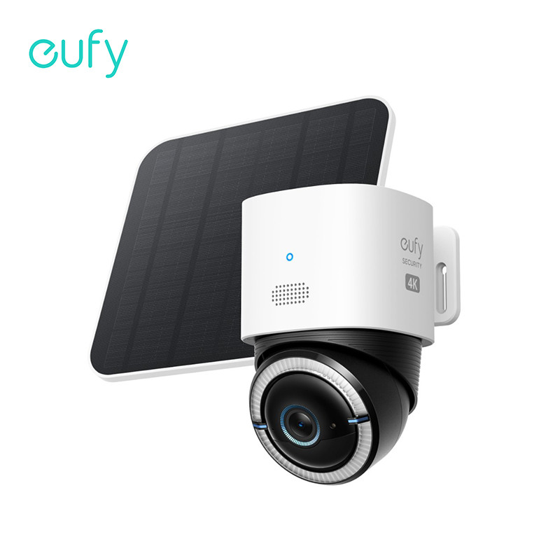 eufy Security 4G Solar Camera LTE Cam S330 4K Cellular Security Wireless Outdoor Pan & Tilt 4G Wi-Fi