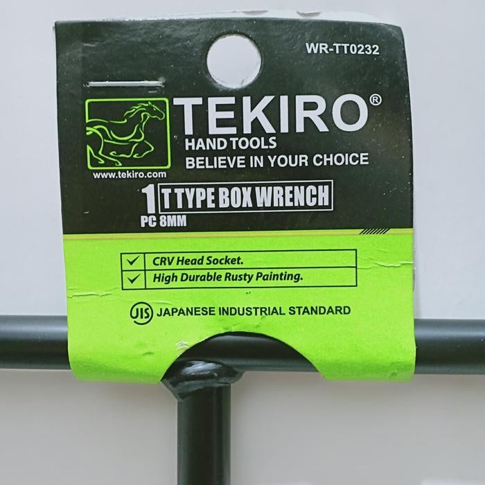 Kunci T 8Mm Tekiro - Kunci Sok T 8Mm Tekiro - Kunci Sock T 8Mm Tekiro Kode 072