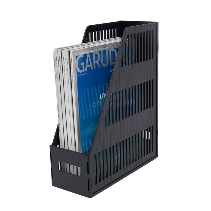 

Bantex Magazine File (Box File) Knock Down 10cm Black 9851 10