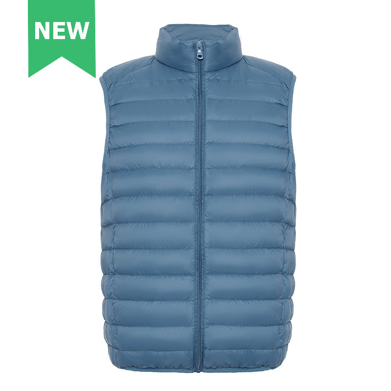 Man 90% Duck Down Vest Ultra Light Gielt Casual Waistcoat Spring Autumn Light Down Jacket Male Good