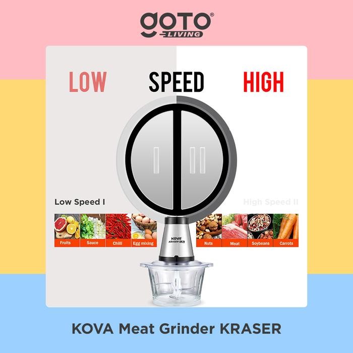 Kova Kraser Meat Grinder Blender Food Chopper Penggiling Daging Sayur