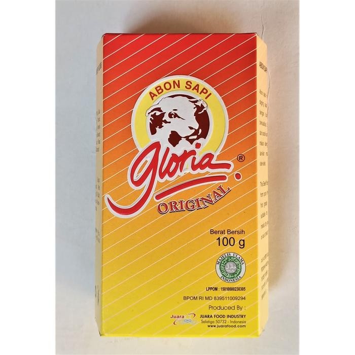 

Gloria Abon Sapi Original 100 gram Instan