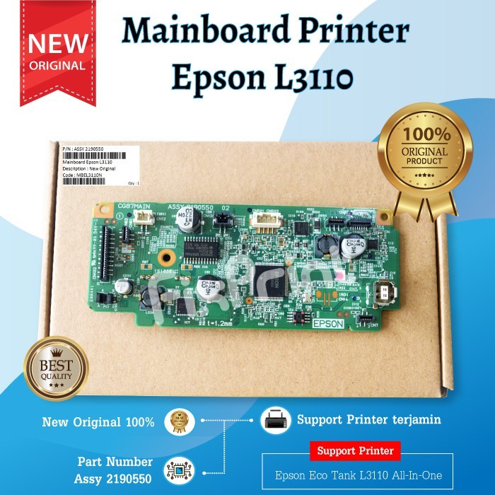 New Orinal Mainboard Epson L3110 Board Motherboard Printer EcoTank L3110 L-3110