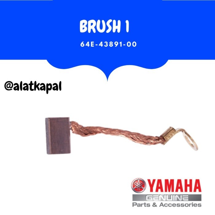 BRUSH 1 64E-43891-00 UNTUK MESIN TEMPEL YAMAHA 115PK - 200PK BERKUALITAS