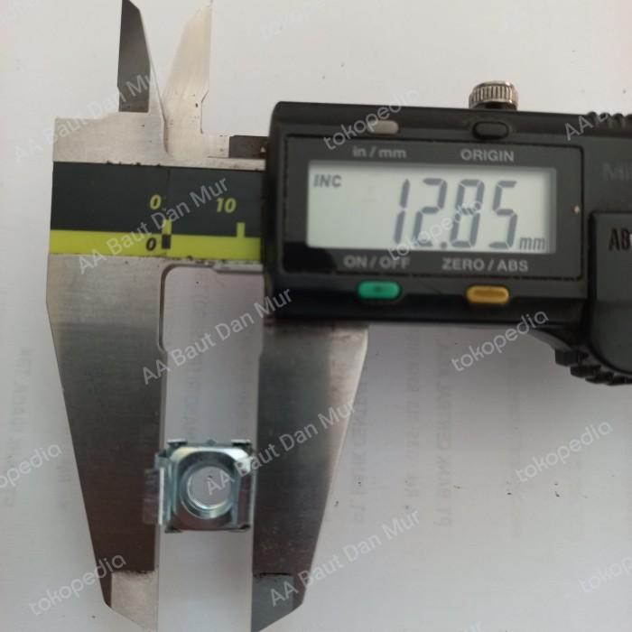 QTY 1000 PCS / CAGE NUT M6 ONLY / MUR SANGKAR M6 / CAGE NUT RACKMOUNT M6 GALVANIS GRATIS ONGKIR