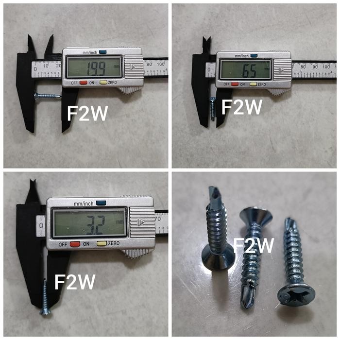 SEKRUP SDS FH (+) 6X20 MOON LION SKRUP ROOFING PUTIH SDS #6X20 6X3/4" BEST SELLER