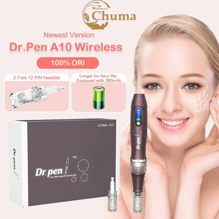 Asta 100% ORI&GaransiNewest Dr.Pen A10 Wireless Nano-Needle Electric DERMAPEN A10-W (Jarum gratis)