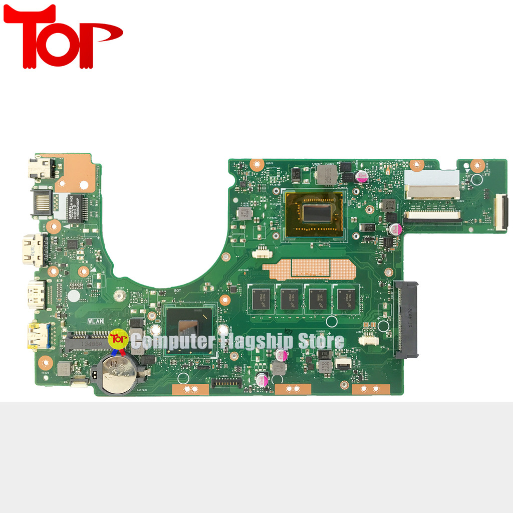 KEFU S300CA Laptop Motherboard For ASUS S300C S300 Mainboard CPU I3 I5 I7 3TH GEN 4G-RAM 100% Workin