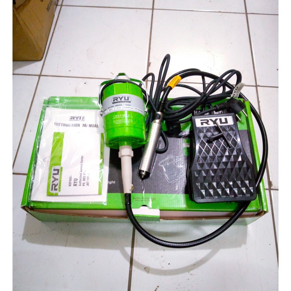 Ryu Hanging Drill 4Mm / Bor Gantung Mesin Gerinda Tuner Botol Bor Tuner / Alat Mesin Porting Motor