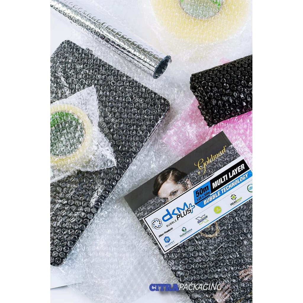 

Aman - Plastik Bubble Wrap Premium 125 Cm X 50 M Bening - Dkm Blue