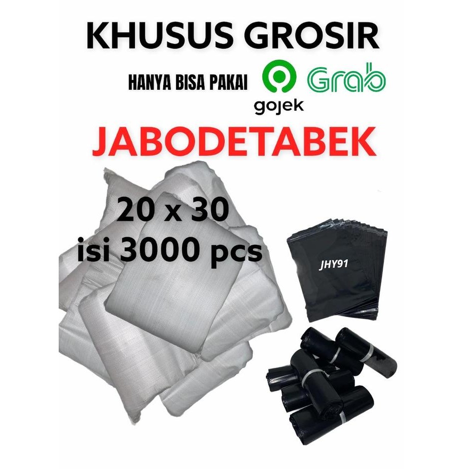 

Aman - Plastik Amplop Packing Uk 20 X 30 Polymailer Kantong Dhl Tebal