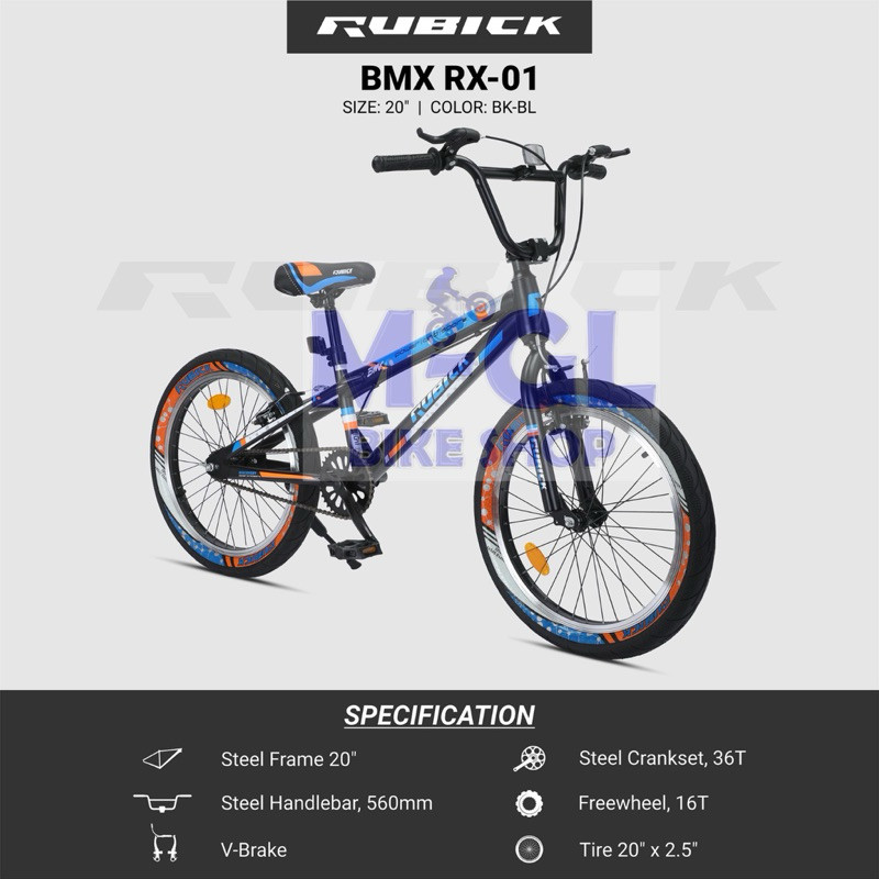 TREA Sepeda anak laki BMX 20 RUBICK Tipe RX & Atlantis