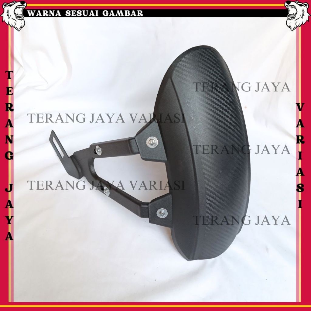 MUDGUARD SPAKBOR KOLONG BELAKANG PENAHAN LUMPUR ARM KOTAK MOTOR VIXION MEGAPRO SATRIA FU MX KING 150