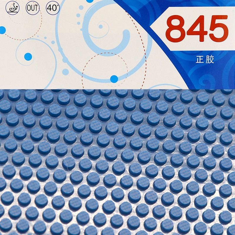 Genuine Meteor 845 (Blue Rubber) With Sponge Table Tennis Rubber (Pips-Out Fast Attack) Ping Pong