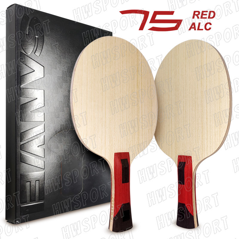 Sanwei 75 Brand New Table Tennis Blade 75.1 Off++ Red Alc Fiber Ping Pong Blade 5 Wood 2 Ac Pingpong
