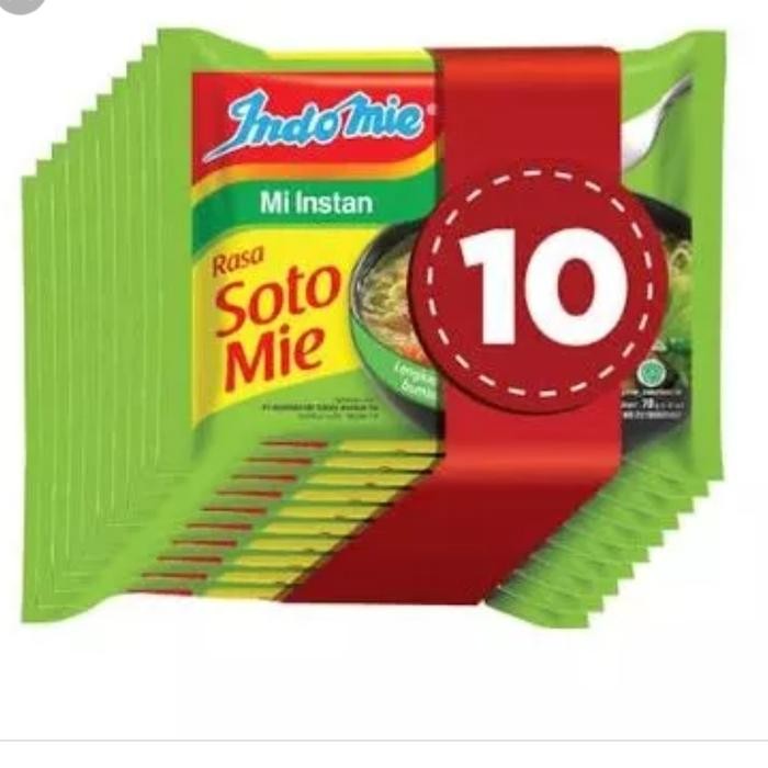 

Ready JT Indomie Soto Mie 10pcs