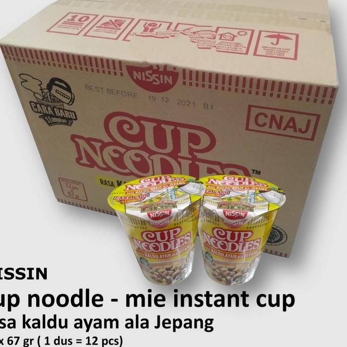 

Ready JT Nissin cup noodles per dus