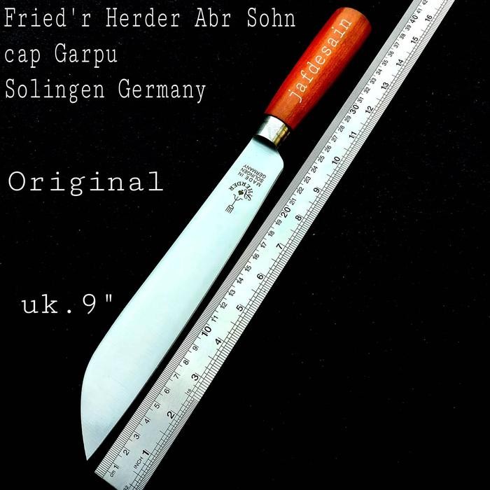 Pisau Sembelih Cap Garpu Original Herder Solingen Germany 9"