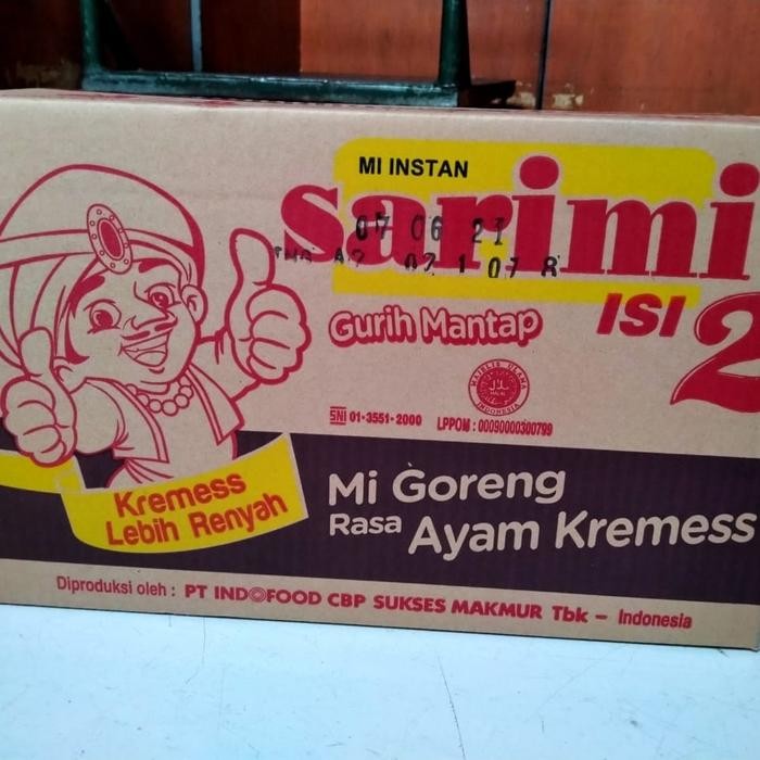 

Ready JT Sarimi isi 2 rasa ayam kremes 1 dus isi 24