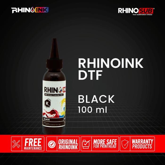

RHINO INK TINTA DTF (DIRECT TRANSFER FILM) - KUALITAS PREMIUM 100ML