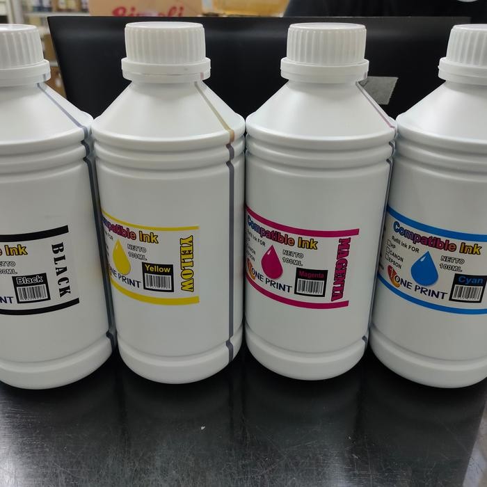 

TINTA PRINTER DYE ISI ULANG LITERAN ( UNIVERSAL ) EPSON CANON HP