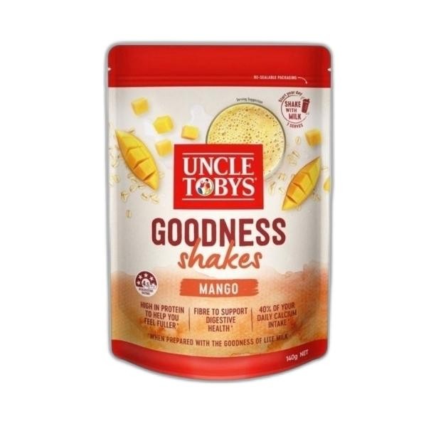 

Uncle Tobys Goodness Shakes Mango 140g