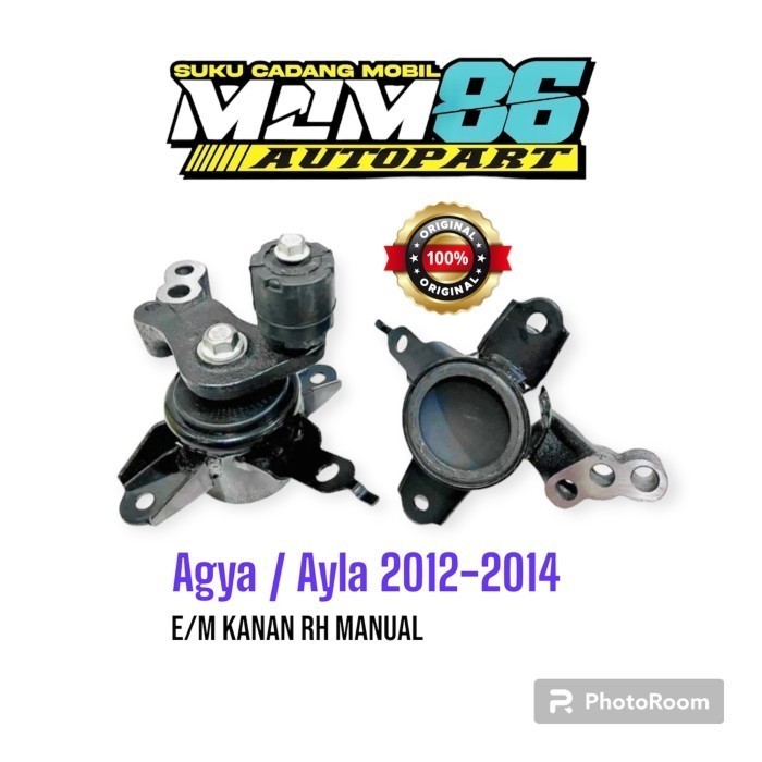 Engine mounting agya ayla kanan 2012-2014 original