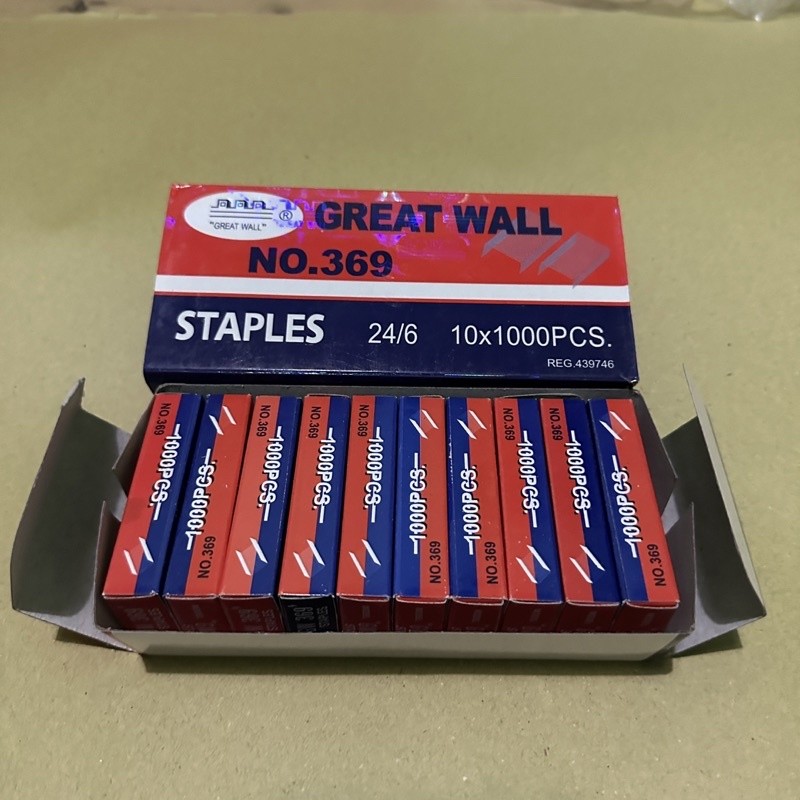 

Terbaru Isi Staples Refill Stapler Great Wall No. 369 (Besar) Best Seller