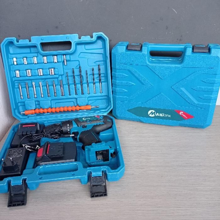 Bor Batre #Mailtank Mesin Bor 32V Cordless Drill Bor Baterai