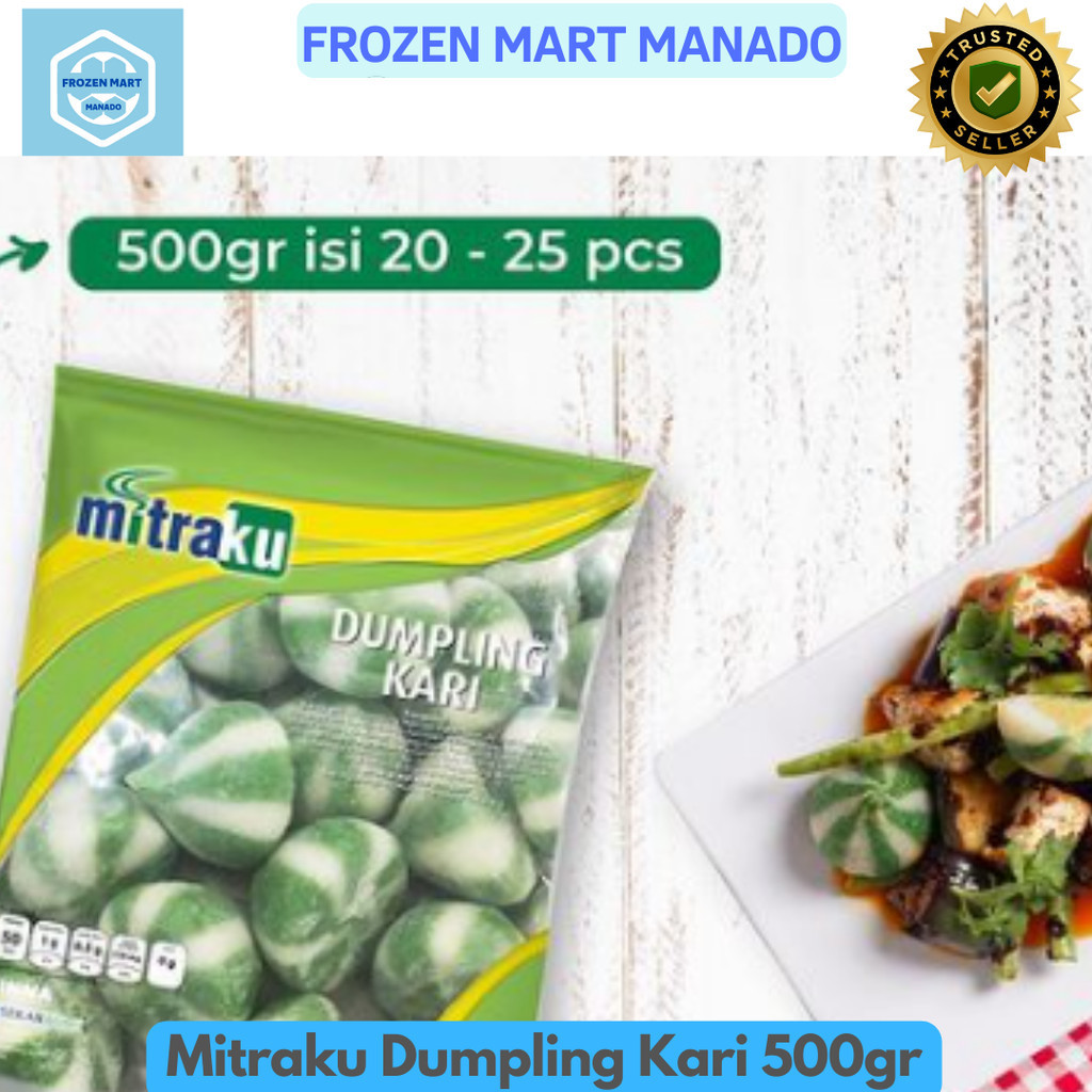 

Mitraku Dumpling Kari 500gr - Frozen Food Tomohon