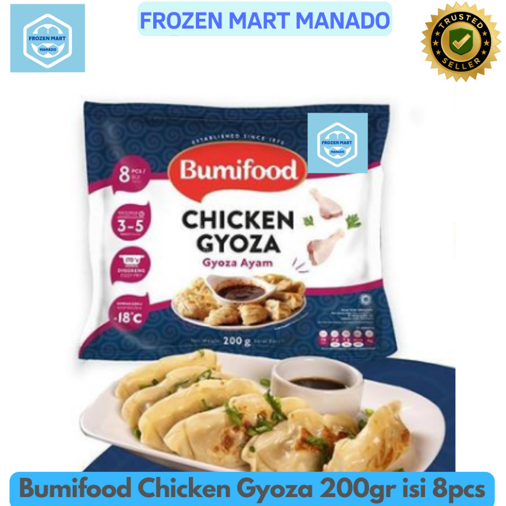 

Bumifood Chicken Gyoza 200gr isi 8pcs - Frozen Mart Manado (Frozen Food Manado)
