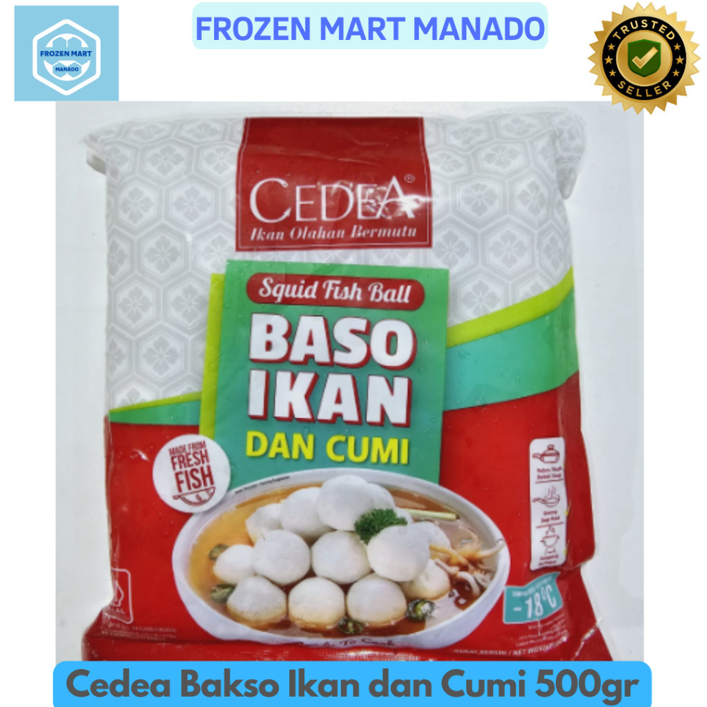 

Cedea Bakso Ikan dan Cumi 500gr - Frozen Food Tomohon