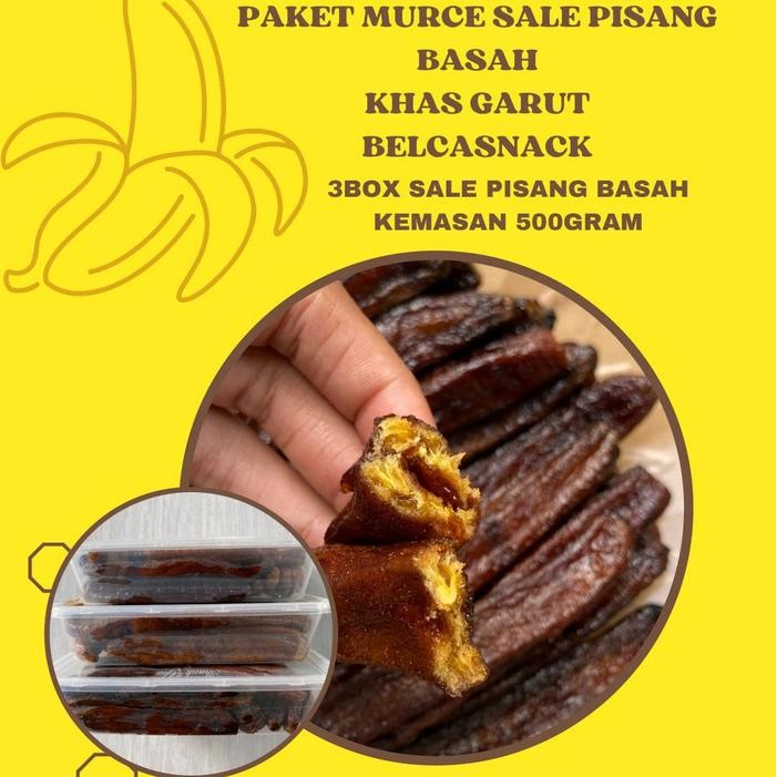 

Paket Hemat 3box Sale pisang Ambon Khas garut Selatan super legit super premium Bebas gula