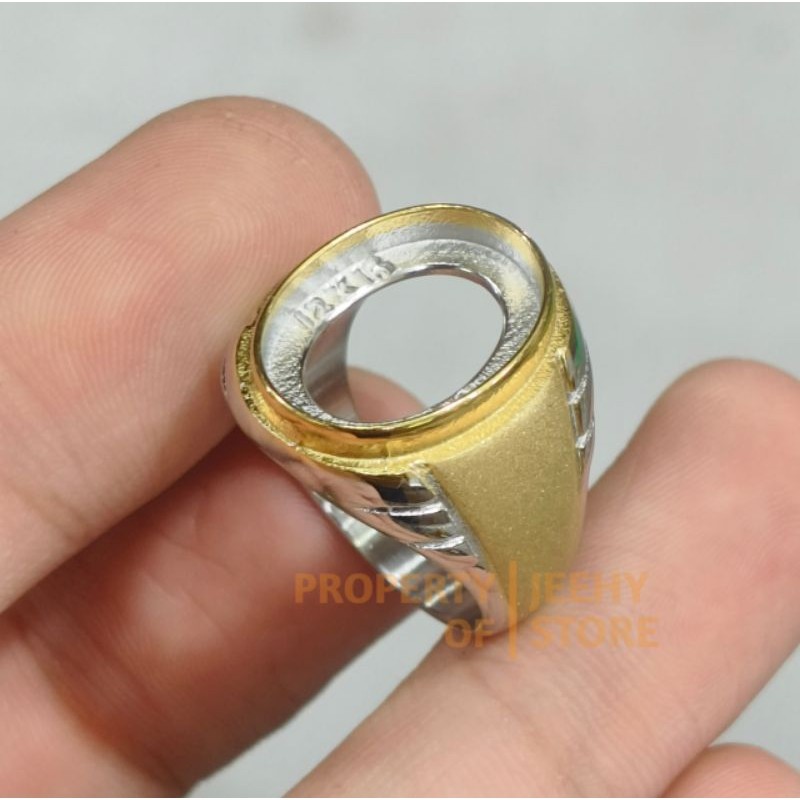 RING CINCIN TITANIUM SUPER DOFF KOMBINASI 12x16 , 13x18
