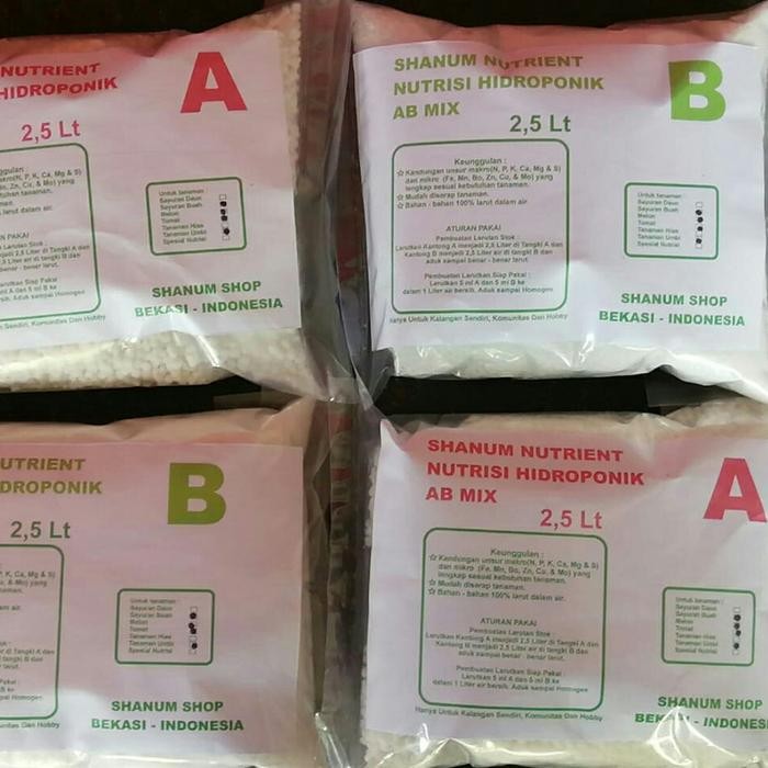 Nutrisi AB mix Spesial Premium 2,5 L ( Tanaman Buah, melon )