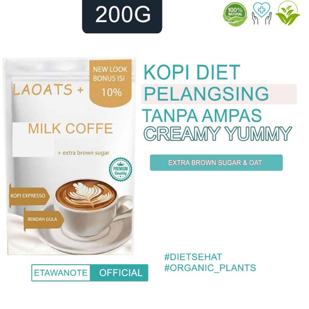 

PROMO Kopi Penurun Berat Badan Badan Kopi Bubuk Minuman Kopi Bubuk Murni Laoats