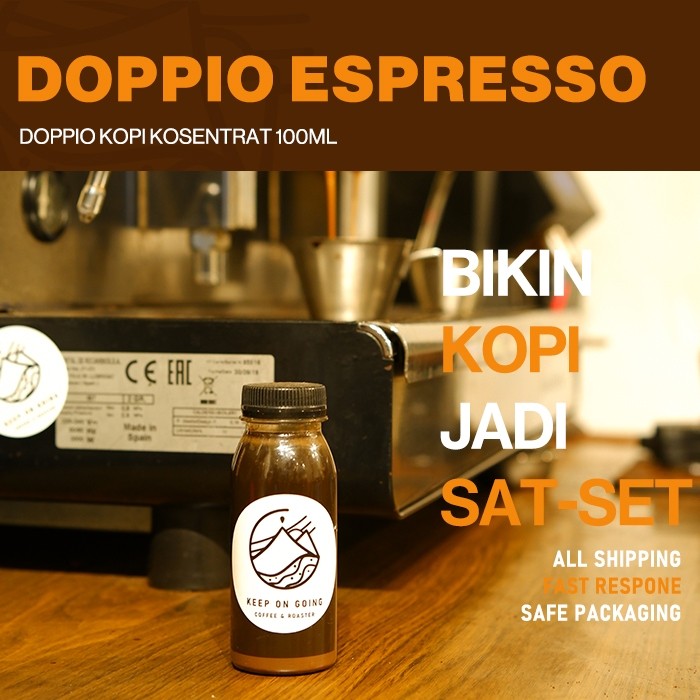 

PROMO Espresso cair / Konsentrat Kopi Susu Doppio 100ML