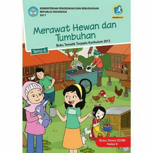Buku SD Tematik Kelas 2 Tema 6 Revisi Diknas