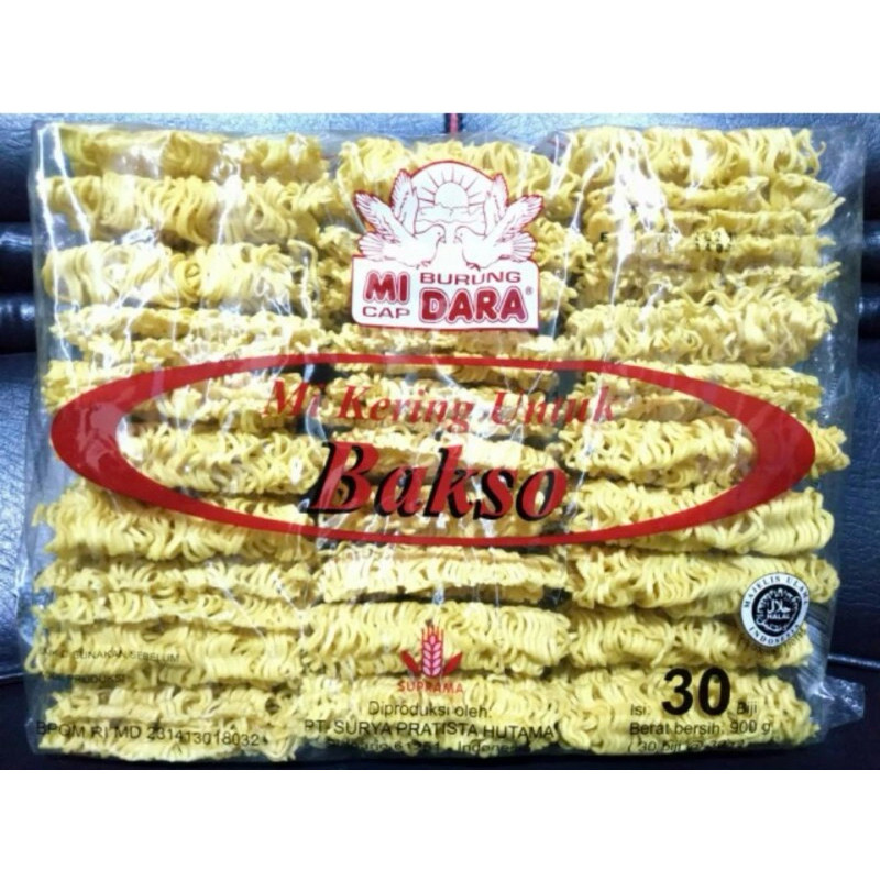 

Terlaris! Mie Kering Pipih Hijau dan Bulat Merah Doromas Burung Dara 2 kg 2,25 kg isi 40 keping / 44